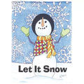 Magnolia Garden Let It Snow Snowman 13 x 18 Inch Polyester Garden Flag