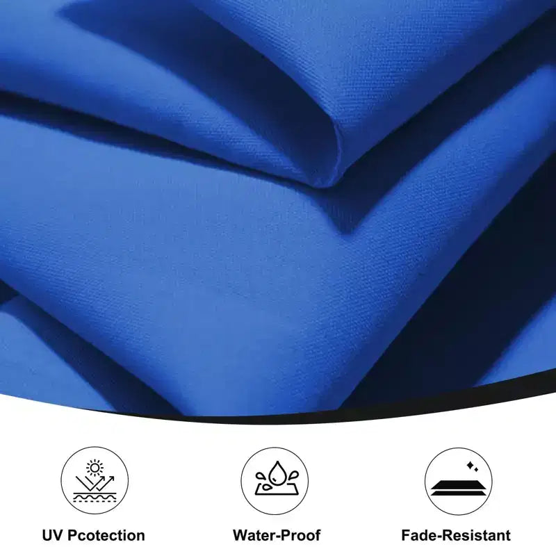 Parasol excentré de 3 m avec pied en croix, parasol suspendu robuste avec manivelle pour terrasse, patio et bord de piscine