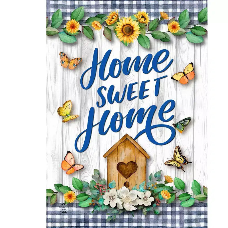 Briarwood Lane Spring Garden Flag 12x18 For Outdoor Country Home Swet Home For Spring Garden Flag Flags For Outside