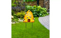 Décoration murale en métal « Abeille heureuse » (ruche) 26 x 17 cm