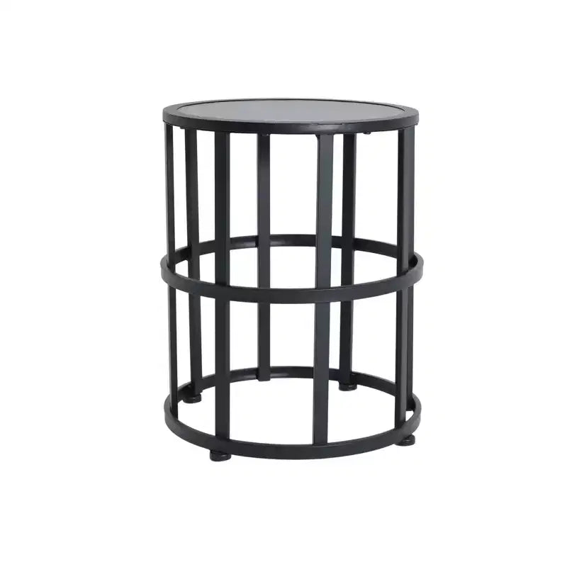 Table d'appoint en carrelage céramique moderne pour patio