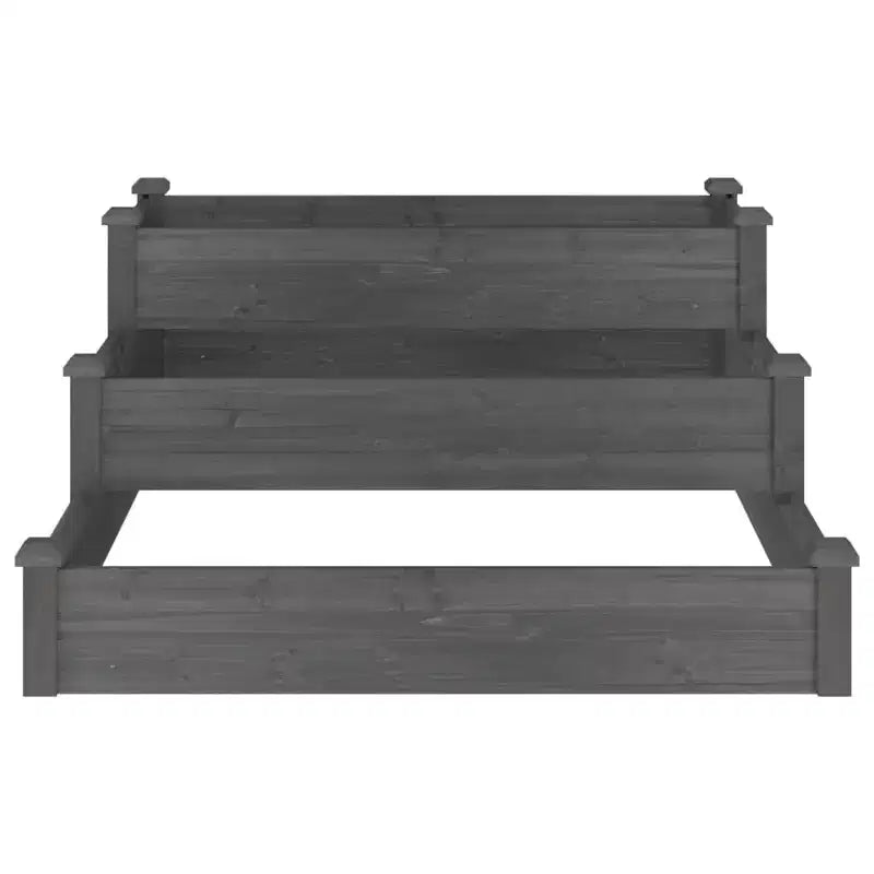 Jardinière surélevée en bois de sapin massif pour fraises, légumes et herbes aromatiques
