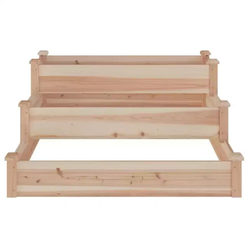 Jardinière surélevée en bois de sapin massif pour fraises, légumes et herbes aromatiques
