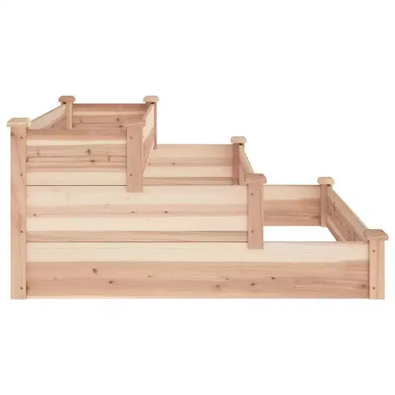 Jardinière surélevée en bois de sapin massif pour fraises, légumes et herbes aromatiques