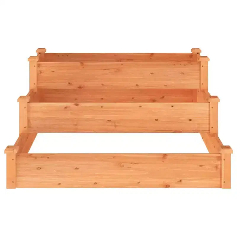Jardinière surélevée en bois de sapin massif pour fraises, légumes et herbes aromatiques