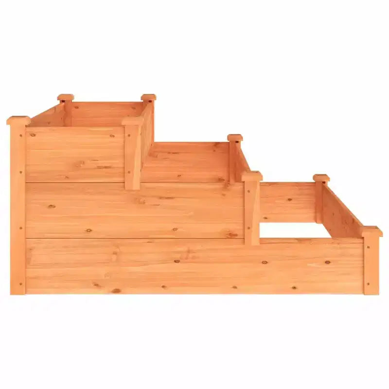 Jardinière surélevée en bois de sapin massif pour fraises, légumes et herbes aromatiques