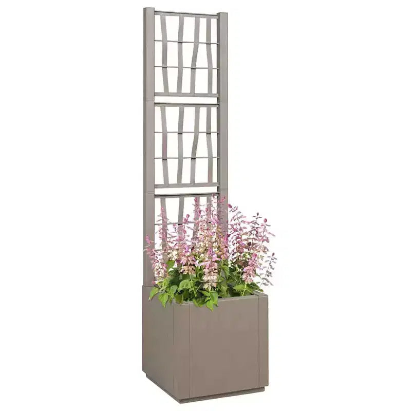 Jardinière 36 x 36 x 140 cm en plastique