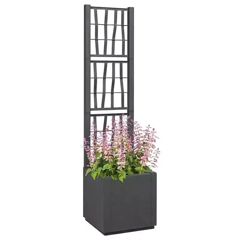 Jardinière 36 x 36 x 140 cm en plastique