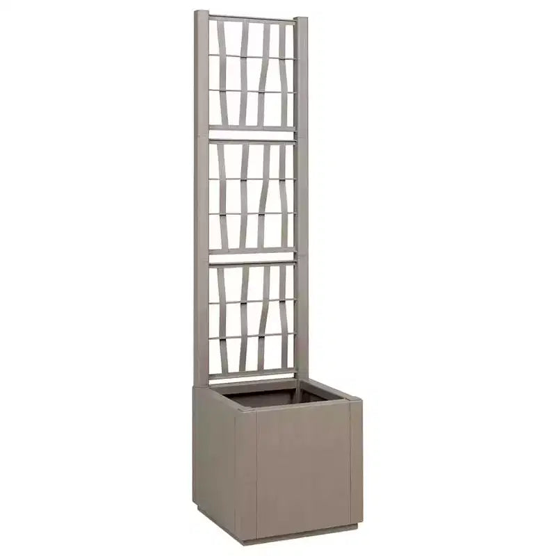 vidaXL Flower Box 14.17 x 14.17 x 55.12 in Plastic