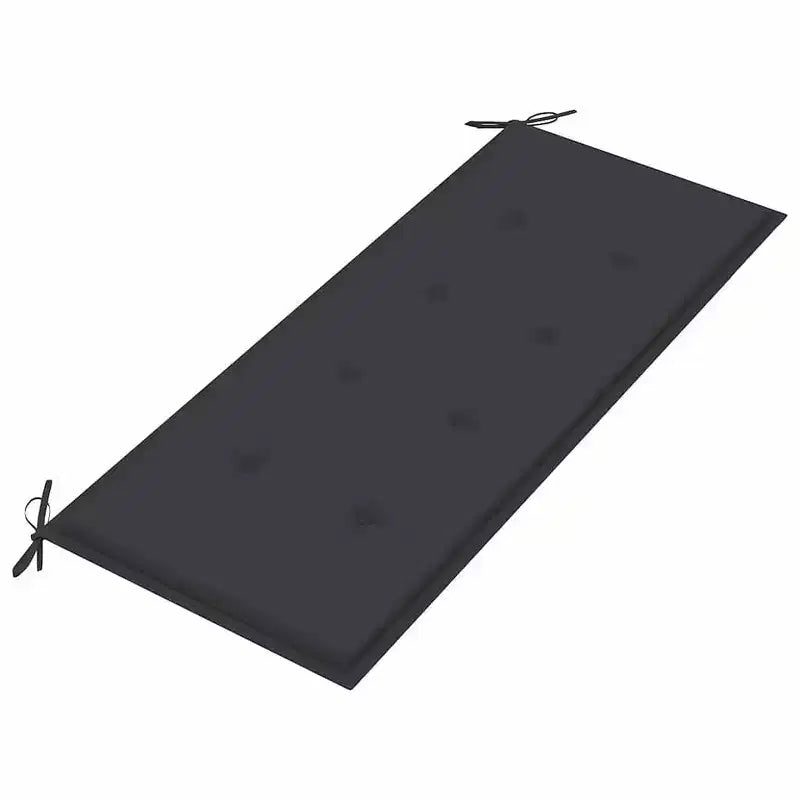 Banc coussin vert Bois d'eucalyptus massif 120 cm Ergonomique