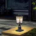 Lampadaire d'extérieur du crépuscule à l'aube, montage sur poteau de 40 cm, culot E26