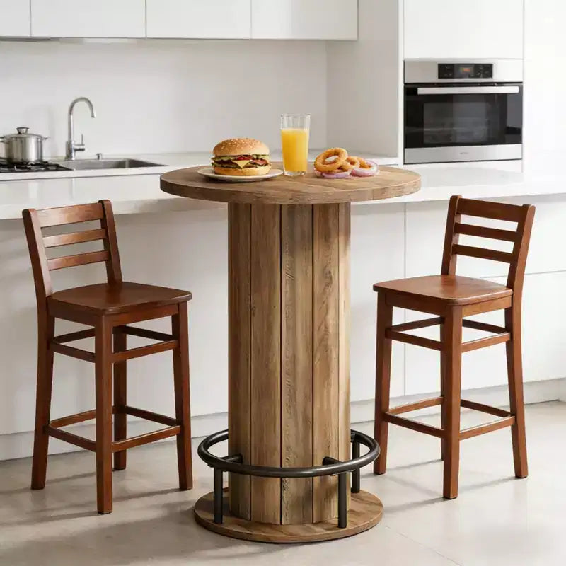 Table d'appoint de patio petite table de bar de réunion