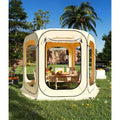Pop Up Tent, Portable Canopy Tent with Mesh Mosquito Net, Screen House Room Canopy Shade Screen 10 x 10 FT with Carry Bag for Patio, Backyard, Deck
