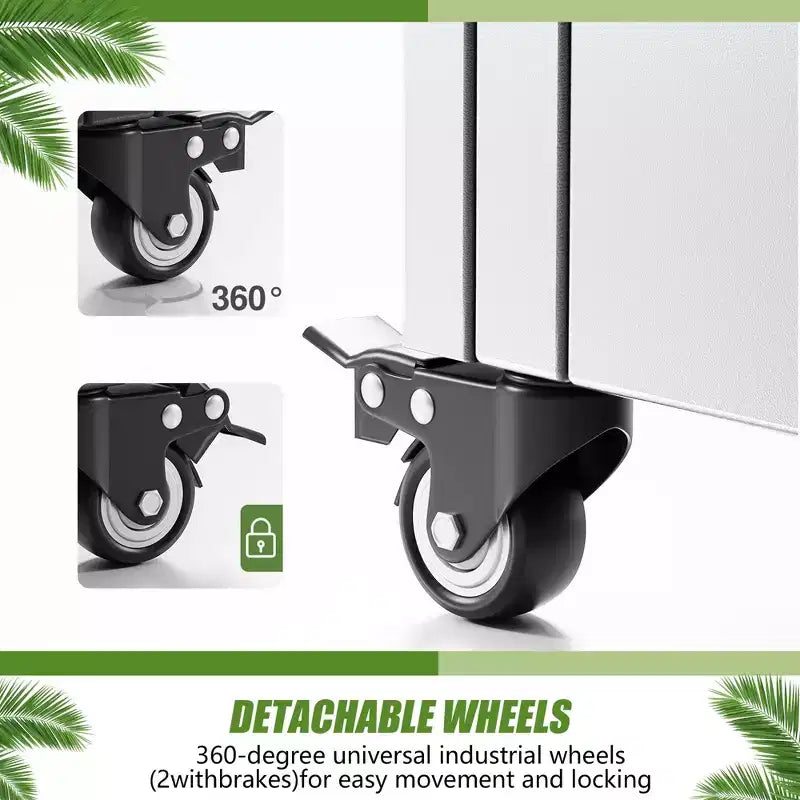 Jardinière avec écran de confidentialité en métal d'extérieur, écran décoratif autoportant avec lit de jardin surélevé, treillis pour plantes grimpantes, pot de fleurs