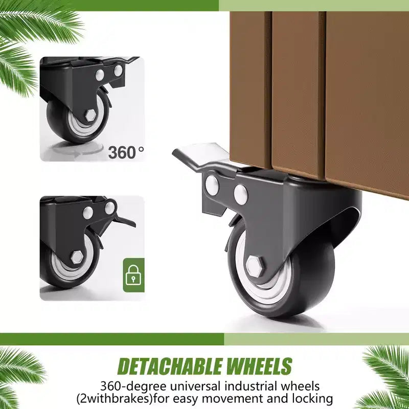 Jardinière avec écran de confidentialité en métal d'extérieur, écran décoratif autoportant avec lit de jardin surélevé, treillis pour plantes grimpantes, pot de fleurs