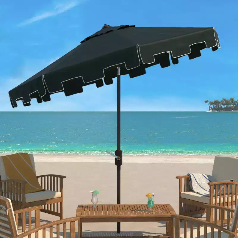 Parasol de marché rond de 3,35 m