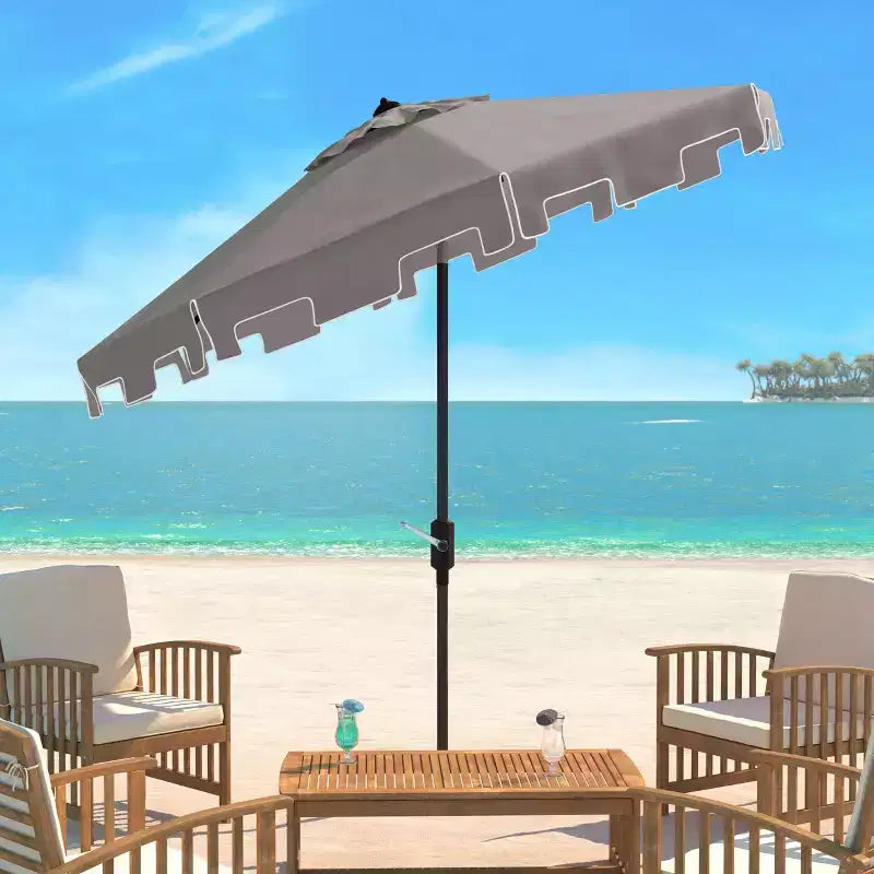 Parasol de marché rond de 3,35 m