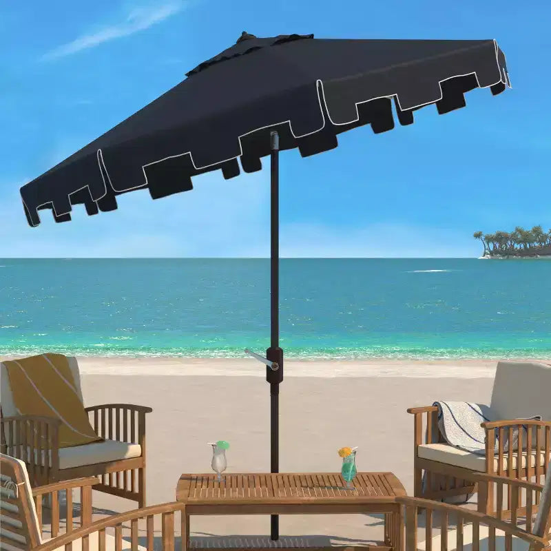 Parasol de marché rond de 3,35 m