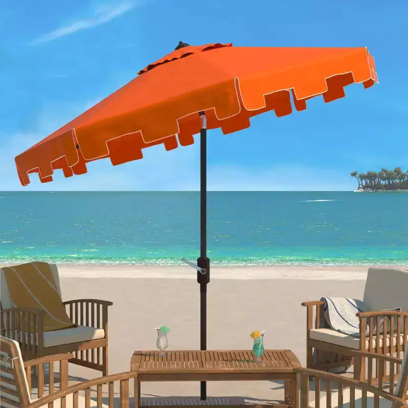 Parasol de marché rond de 3,35 m