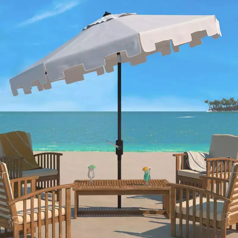 Parasol de marché rond de 3,35 m