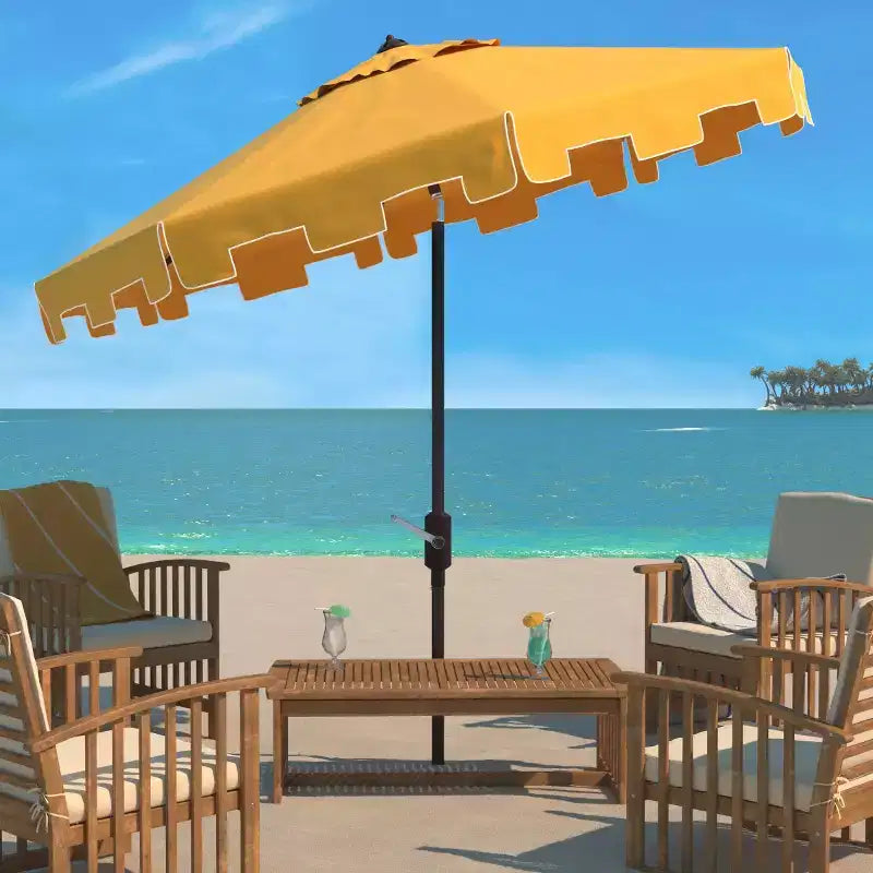 Parasol de marché rond de 3,35 m