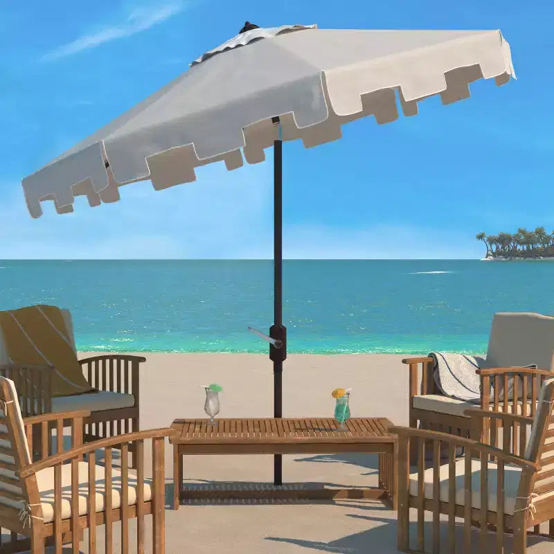 Parasol de marché rond de 3,35 m