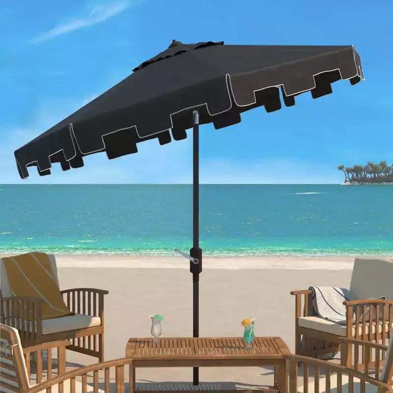 Parasol de marché rond de 3,35 m