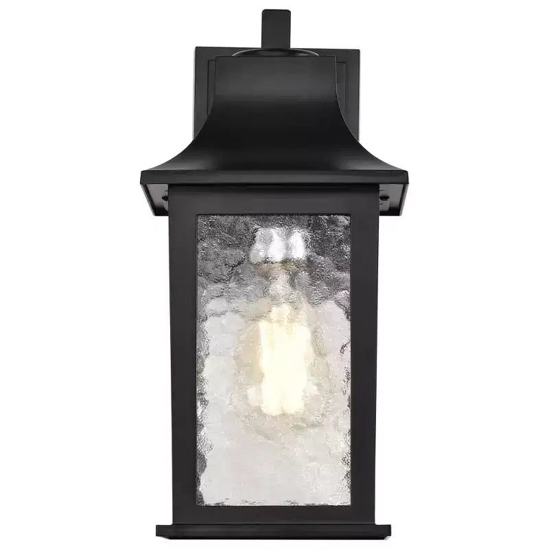 Lanterne lumineuse en noir mat