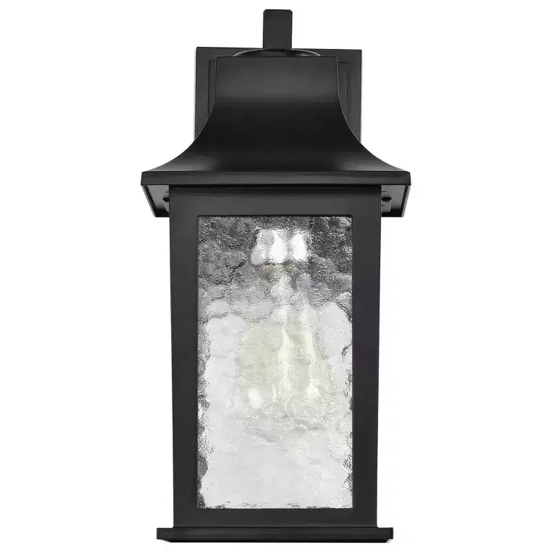 Lanterne lumineuse en noir mat