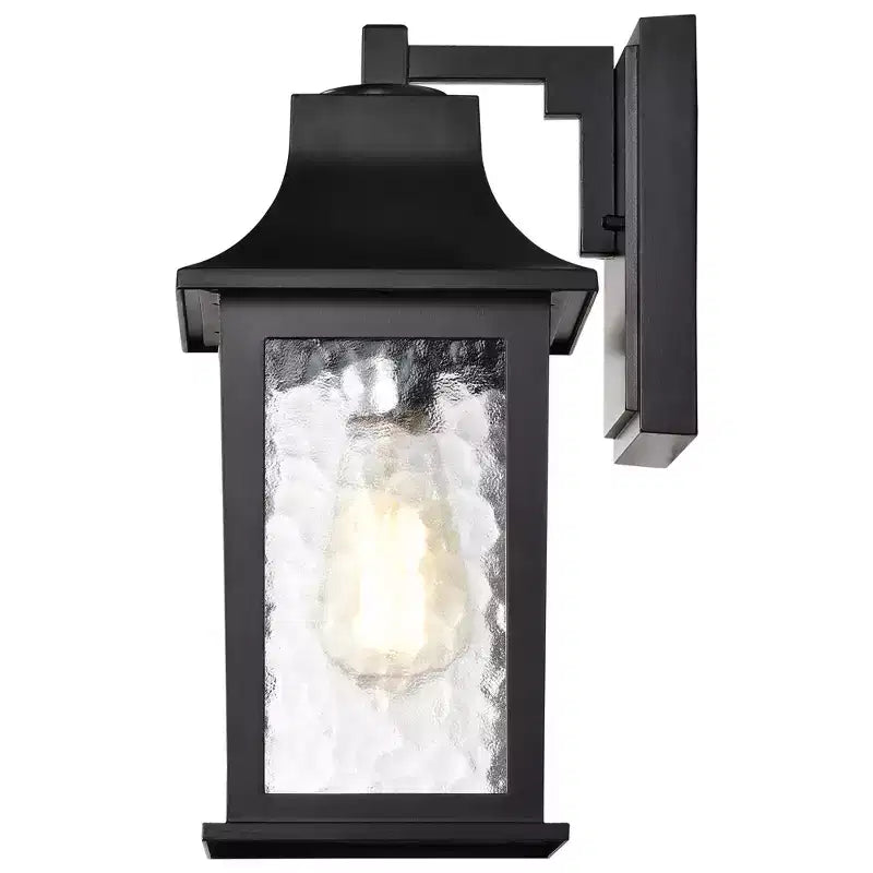 Lanterne lumineuse en noir mat
