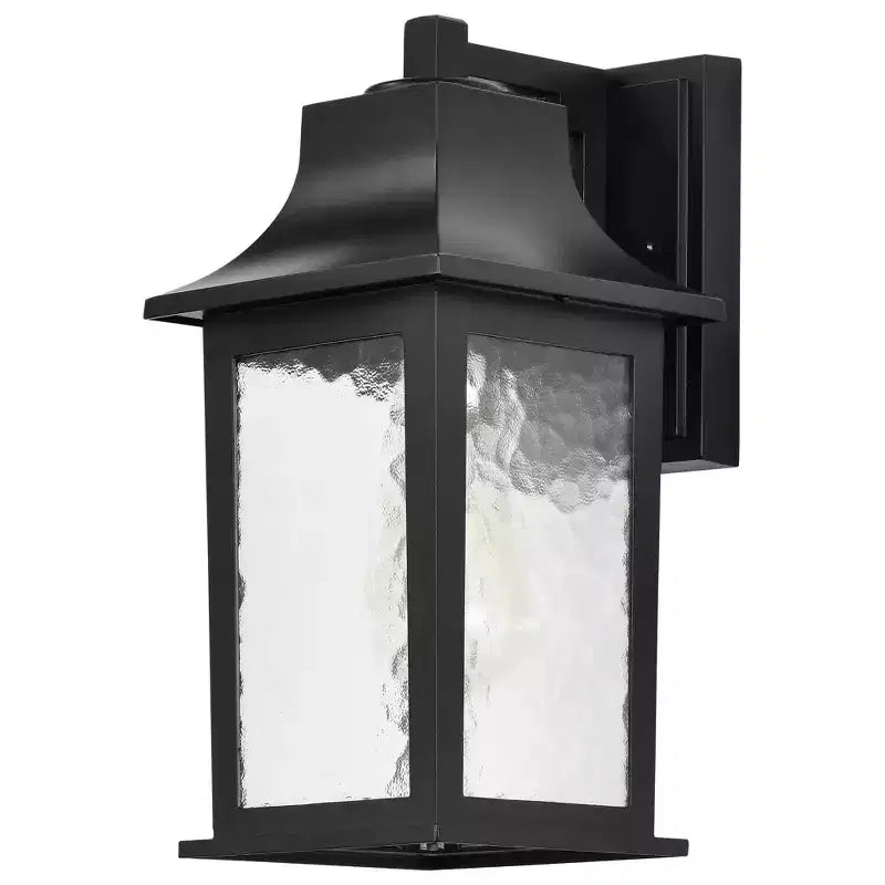 Lanterne lumineuse en noir mat