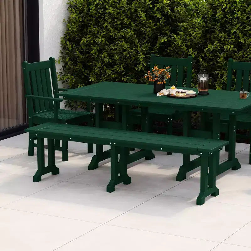 Banc de salle à manger d'extérieur