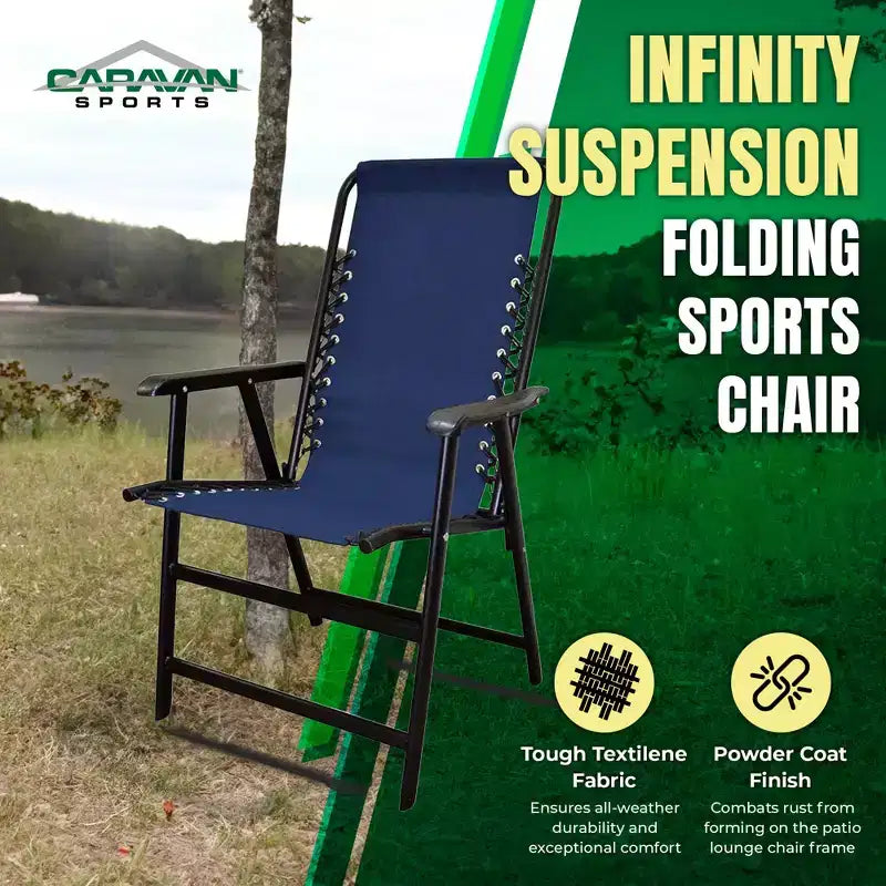 Chaise de sport portable pliante Caravan Canopy Suspension avec tendeurs